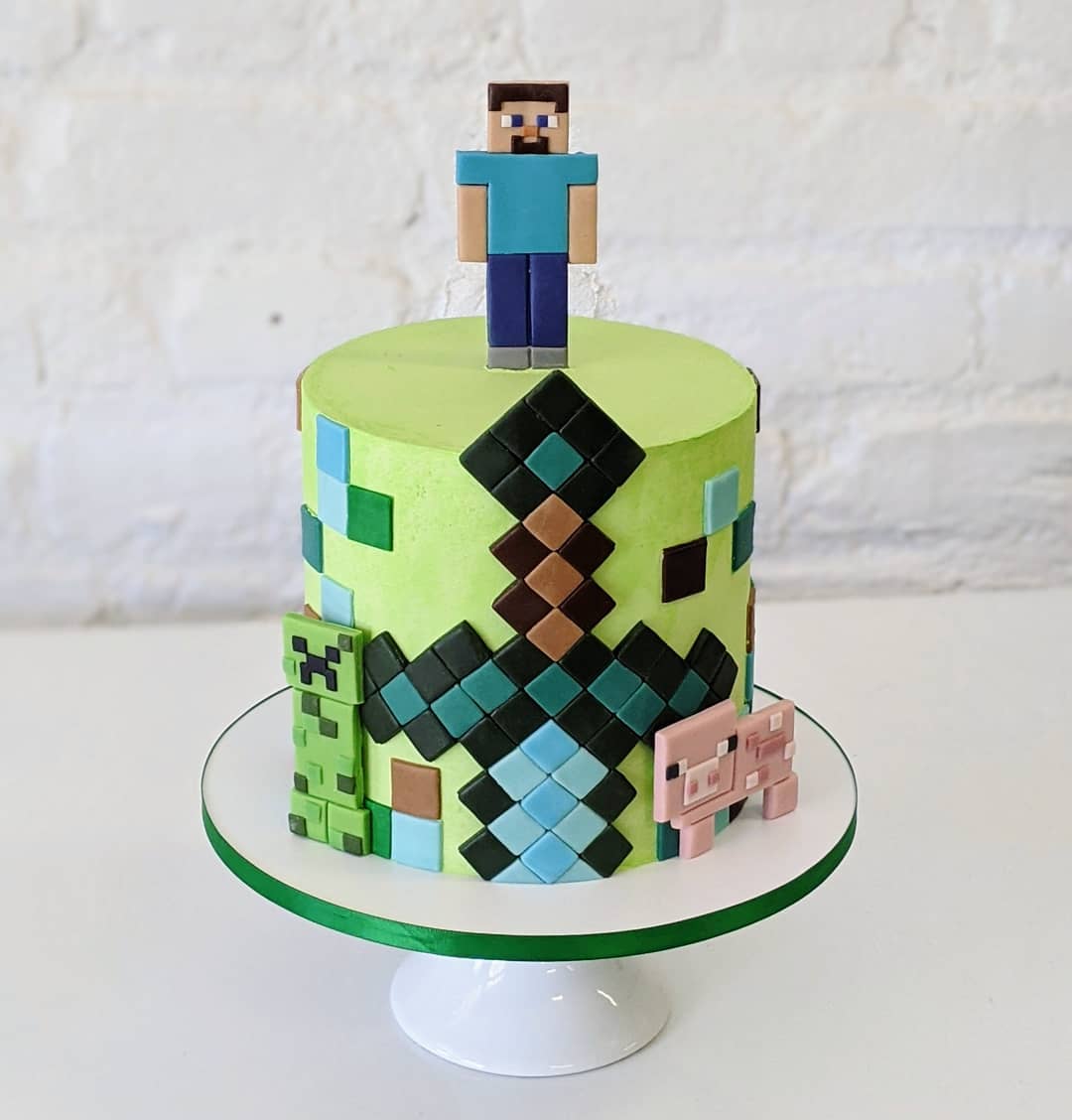 Minecraft Printable Steve & Creeper - Minecraft Birthday Party Supplies