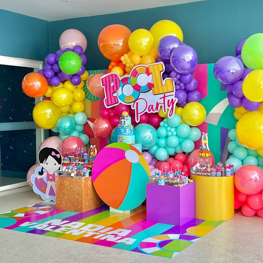 Pool Birthday Party Ideas A Pretty Celebration