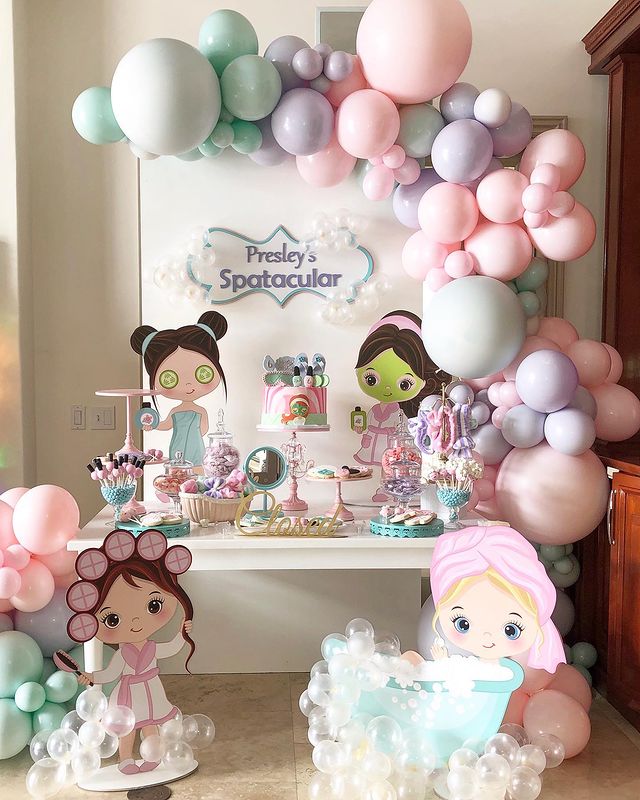 Spa birthday party ideas for girls - A Pretty Celebration